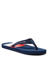 TOMMY HILFIGER - Tommy Hilfiger Japonki T3B8-33446-0058 S Granatowy. Kolor: niebieski #3