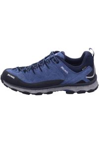 MEINDL - Buty turystyczne męskie Meindl Lite Trail Gore-Tex. Kolor: czarny, niebieski, wielokolorowy. Materiał: guma, syntetyk, materiał. Technologia: Gore-Tex