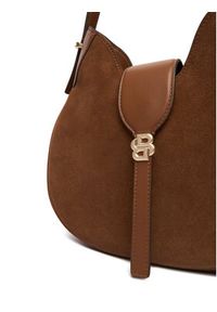 BOSS Torebka Boss Beyond Hobo S 50557954 Brązowy. Kolor: brązowy. Materiał: skórzane, zamszowe #2