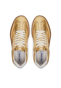 Steve Madden Sneakersy Euphoria SM11003591 Złoty. Kolor: złoty. Materiał: skóra #4