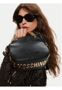 Love Moschino - LOVE MOSCHINO Torebka JC4020PP1LLT0000 Czarny. Kolor: czarny. Materiał: skórzane #4