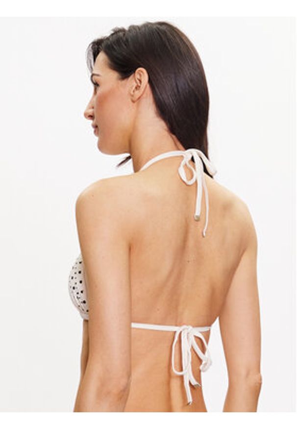 MICHAEL Michael Kors Góra od bikini Glam Deco MM1M169 Écru. Materiał: syntetyk