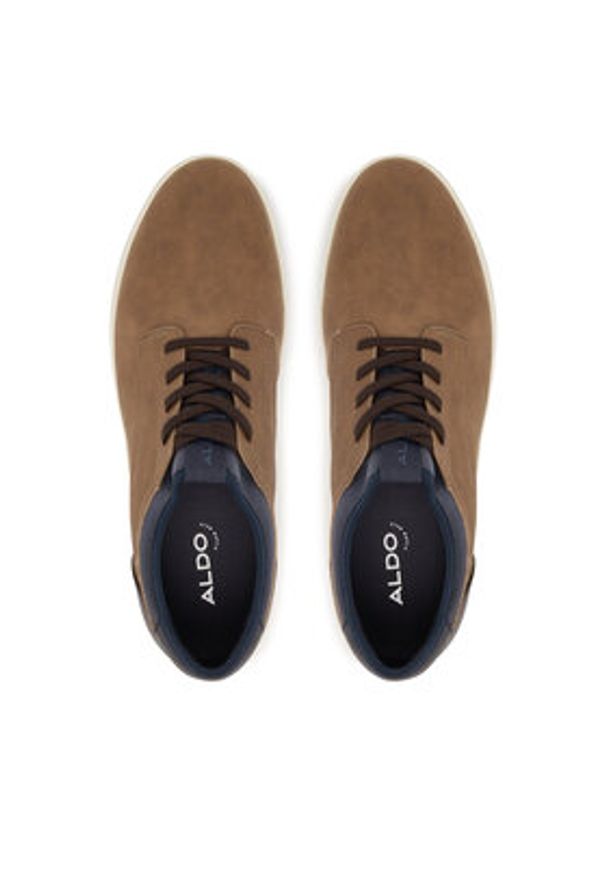 Aldo Półbuty Ardenn 14112530 Brązowy. Kolor: brązowy. Materiał: skóra