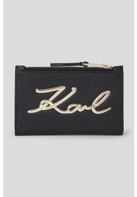 Karl Lagerfeld portfel damski kolor czarny. Kolor: czarny #1