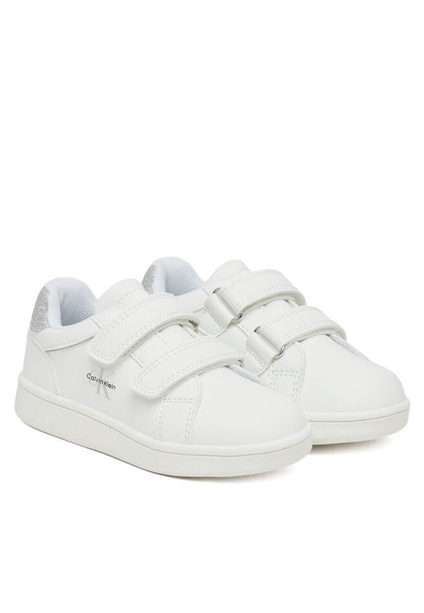 Sneakersy Calvin Klein. Kolor: biały