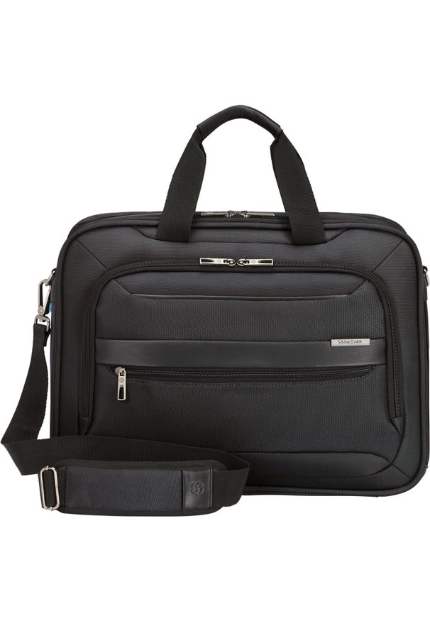 Samsonite Vectura Evo Bailhandle 15.6'' czarny. Kolor: czarny. Materiał: materiał. Styl: elegancki