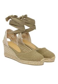 Castañer Espadryle Carina 21644 Zielony. Kolor: zielony. Materiał: materiał #4