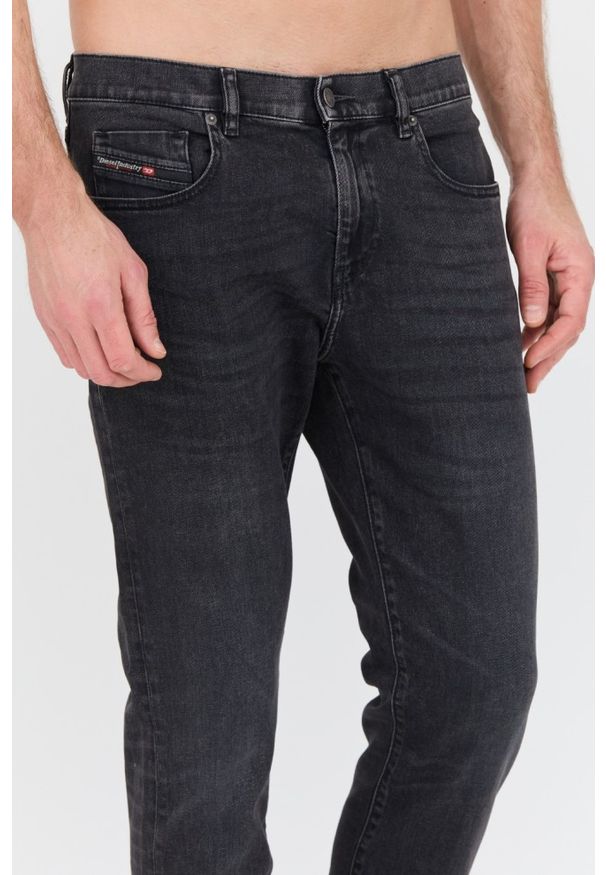 Diesel - DIESEL Czarne męskie jeansy D-strukt Slim, Rozmiar 30. Kolor: czarny