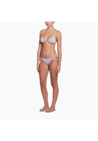 Dół od stroju pływackiego Nike Essential Tie String Bikini. Kolor: fioletowy