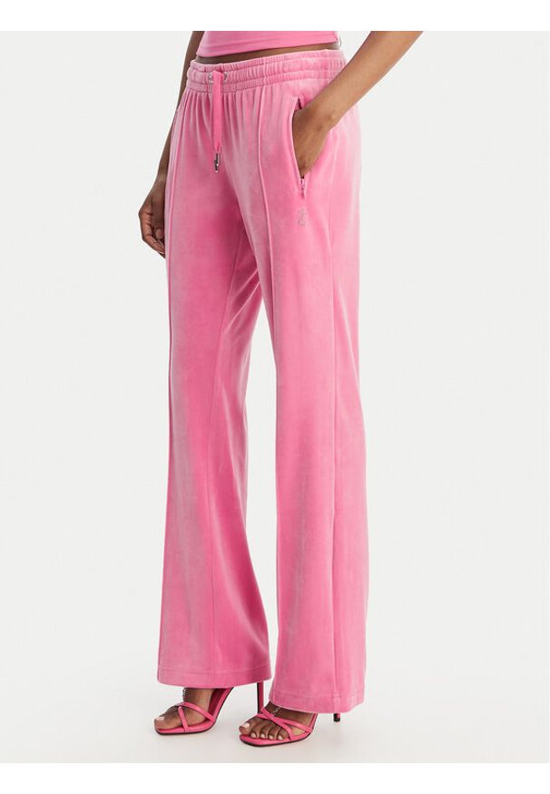 Juicy Couture Spodnie dresowe Tina JCWBJ126327 Różowy Straight Leg. Kolor: różowy. Materiał: syntetyk