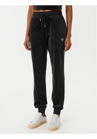Guess Spodnie dresowe V3BB27 K0232 Czarny Regular Fit. Kolor: czarny. Materiał: syntetyk #1