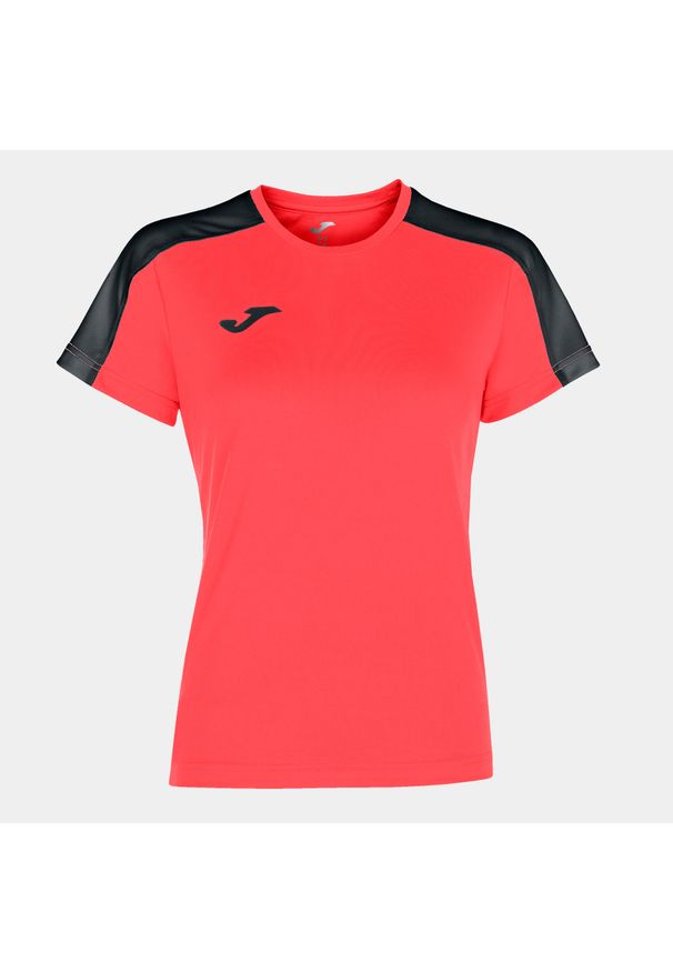 Koszulka do piłki nożnej damska Joma Academy III z krótkim rękawem. Kolor: czerwony, różowy, wielokolorowy, czarny. Długość rękawa: krótki rękaw. Długość: krótkie. Sport: piłka nożna