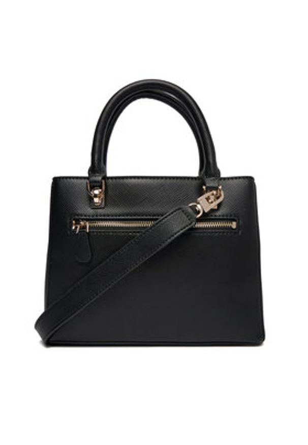 Guess Torebka Noelle II HWZG96 72050 Czarny. Kolor: czarny. Materiał: skórzane
