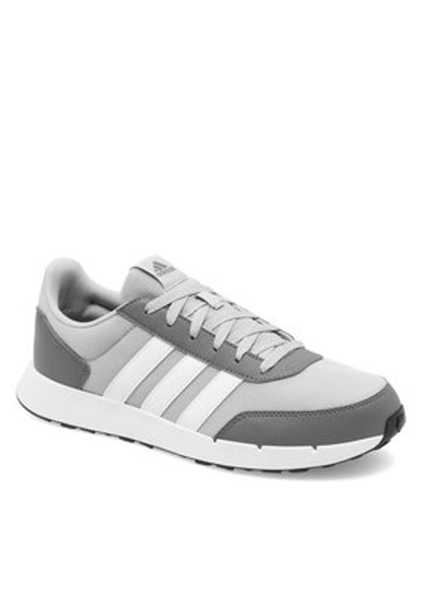 Adidas - adidas Sneakersy RUN50S IG6553 Szary. Kolor: szary. Materiał: materiał. Sport: bieganie
