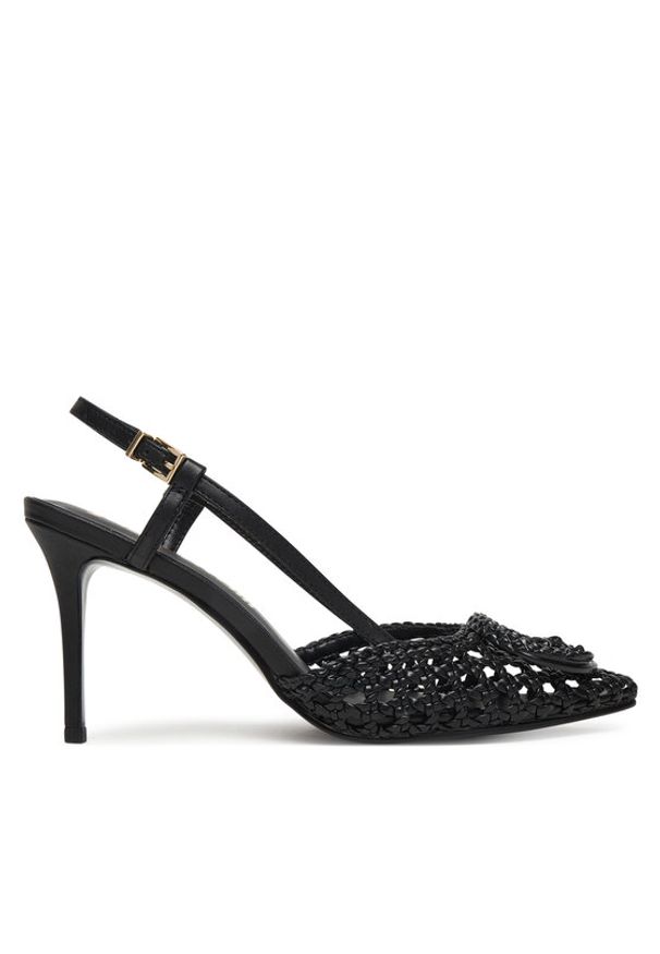 Just Cavalli Szpilki 80RA3S14 ZSE38 Czarny. Kolor: czarny. Materiał: skóra. Obcas: na szpilce