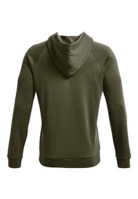 Bluza męska Under Armour Rival FLC Signature HD. Kolor: zielony. Materiał: dresówka