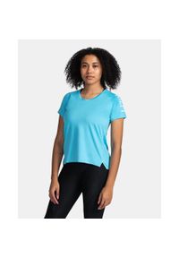 Damska koszulka fitness Kilpi LIMED-W. Kolor: niebieski. Sport: fitness #1