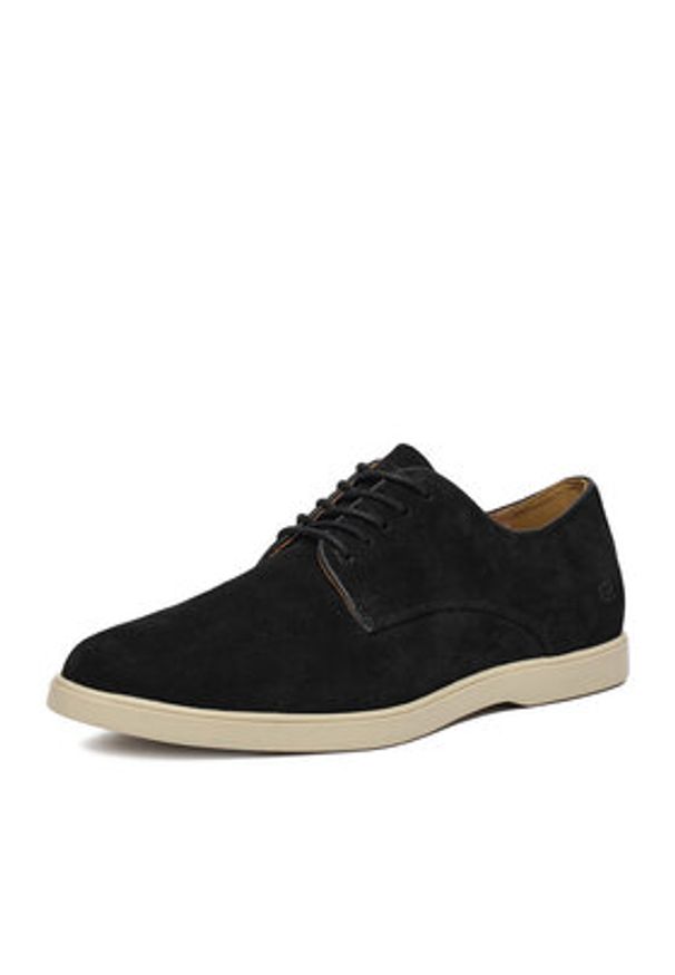 Gino Rossi - GINO ROSSI Półbuty CEO-MASSI-06 MI08 Czarny. Kolor: czarny. Materiał: zamsz, skóra