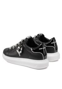 Karl Lagerfeld - KARL LAGERFELD Sneakersy KL62576T Czarny. Kolor: czarny. Materiał: skóra #7