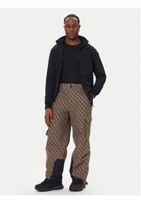 Guess Spodnie narciarskie M5BB77 WF182 Brązowy Regular Fit. Kolor: brązowy. Materiał: syntetyk. Sport: narciarstwo