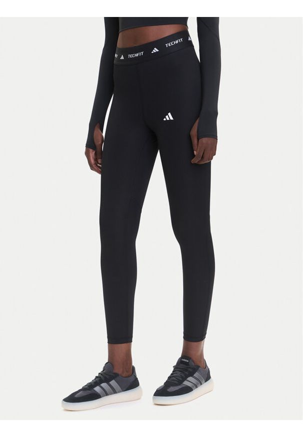 Adidas - adidas Legginsy Techfit IT2273 Czarny Slim Fit. Kolor: czarny. Materiał: syntetyk. Technologia: Techfit (Adidas)