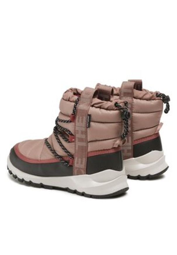 The North Face Śniegowce Thermoball Lace Up Wp NF0A5LWD7T41-050 Brązowy. Kolor: brązowy. Materiał: materiał