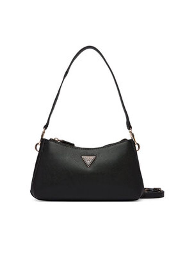 Guess Torebka Noelle II Mini HWZG96 72730 Czarny. Kolor: czarny. Materiał: skórzane