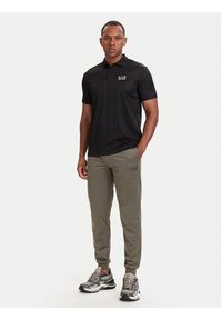 EA7 Emporio Armani Polo 7M002477 AF22277 UC001 Czarny Regular Fit. Typ kołnierza: polo. Kolor: czarny. Materiał: syntetyk #4