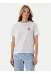 Mustang T-Shirt Monroe 1016513 Biały Relaxed Fit. Kolor: biały. Materiał: bawełna