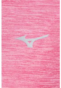 Mizuno longsleeve do biegania Impulse Core kolor różowy. Kolor: różowy. Materiał: skóra. Długość rękawa: długi rękaw #5