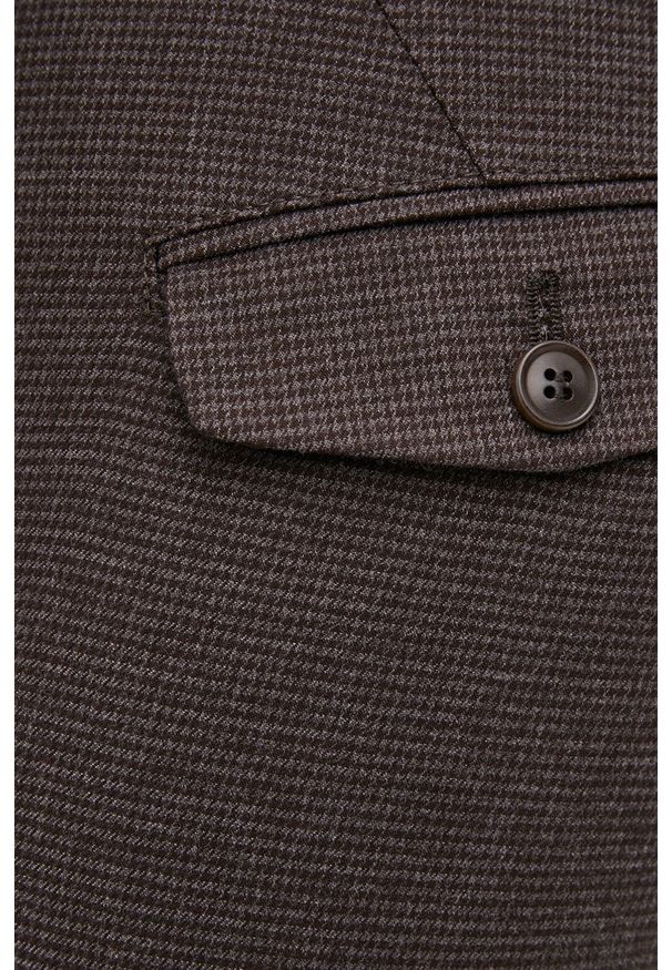 Drykorn - Spodnie Kill. Okazja: na co dzień. Kolor: brązowy. Materiał: bawełna. Styl: casual