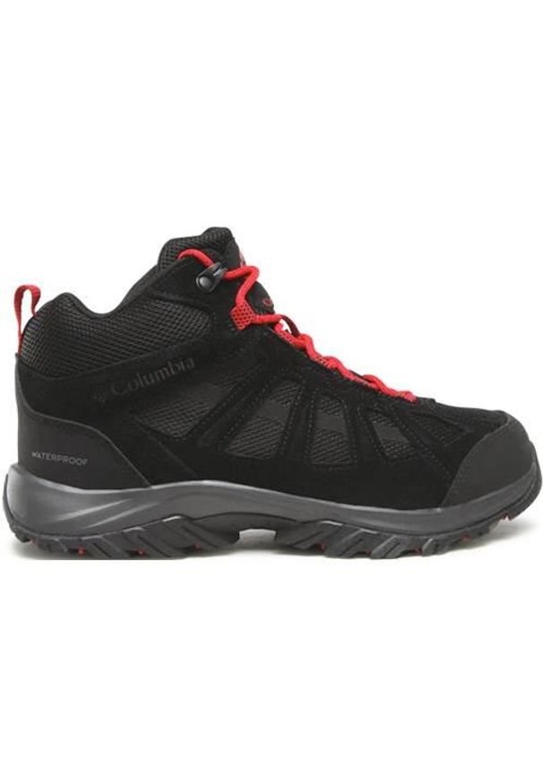 columbia - Buty do chodzenia męskie Columbia Redmond Iii Mid Waterproof. Wysokość cholewki: za kostkę. Zapięcie: sznurówki. Kolor: wielokolorowy, czarny. Materiał: guma, materiał, skóra, tkanina. Szerokość cholewki: normalna. Sport: turystyka piesza