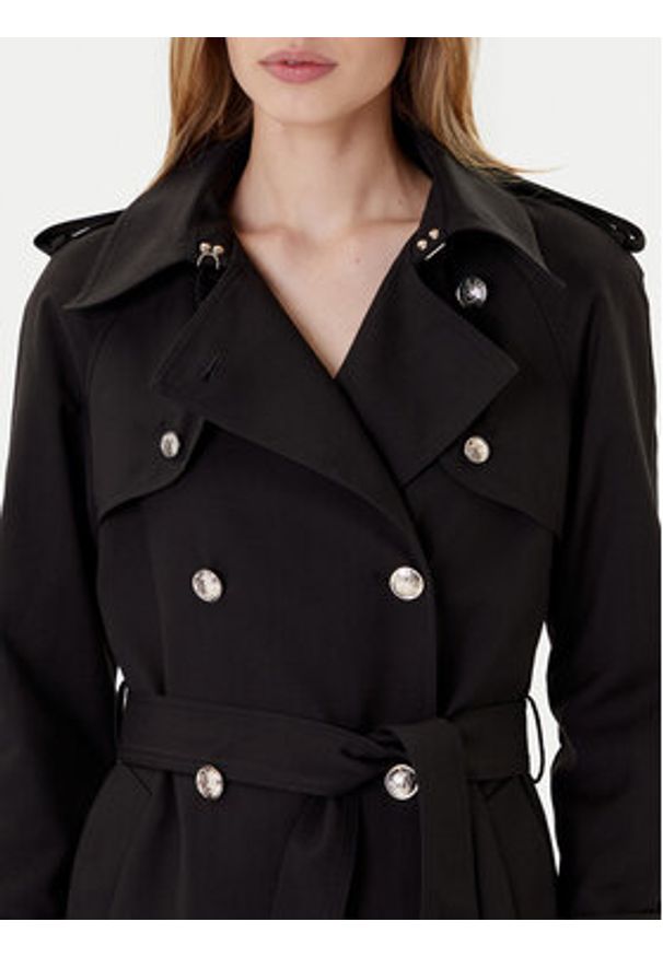 Morgan Trencz 242-GTRENCH Czarny Regular Fit. Kolor: czarny. Materiał: syntetyk