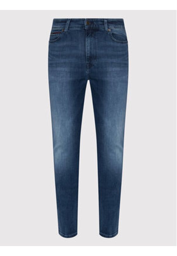 Tommy Jeans Jeansy Simon DM0DM09563 Granatowy Skinny Fit. Kolor: niebieski