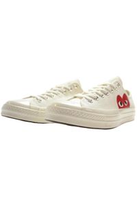 Buty do chodzenia dla dorosłych Converse Comme des Garçons Play Blanche Basse. Kolor: biały. Sport: turystyka piesza