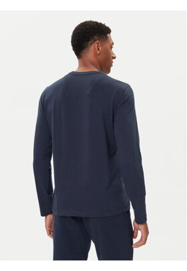 Aeronautica Militare Longsleeve 252TS2468UJ00703 Granatowy Regular Fit. Kolor: niebieski. Materiał: bawełna. Długość rękawa: długi rękaw