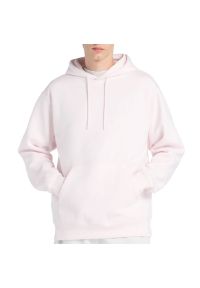 Bluza męska New Balance MT41511AAA - różowa. Okazja: na co dzień. Kolor: różowy. Materiał: bawełna, tkanina, dresówka, poliester. Wzór: aplikacja. Styl: klasyczny, casual #1