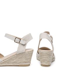 Jenny Fairy Espadryle WYL2610-2 Beżowy. Kolor: beżowy. Materiał: materiał