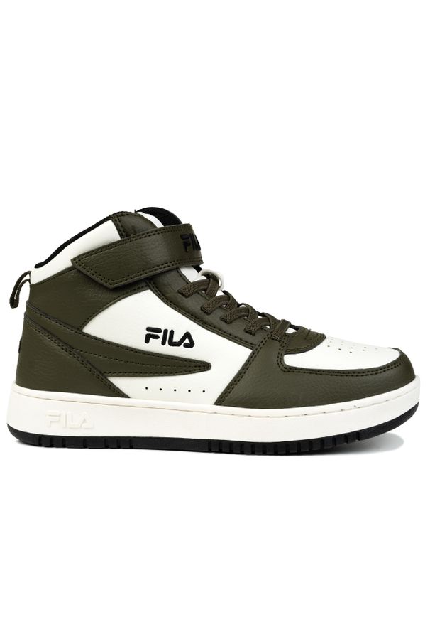 Buty dziecięce sportowe Fila LEVANTO MID KIDS. Kolor: zielony, biały, wielokolorowy. Sport: turystyka piesza