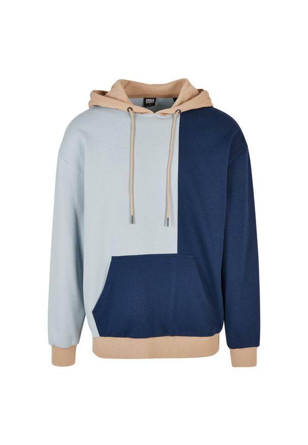 Bluza z kapturem Urban Classics Oversized Color Block. Typ kołnierza: kaptur. Kolor: niebieski