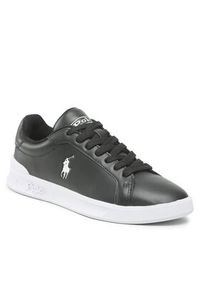 Polo Ralph Lauren Sneakersy Hrt Ct II 809845109009 Czarny. Kolor: czarny. Materiał: skóra #5