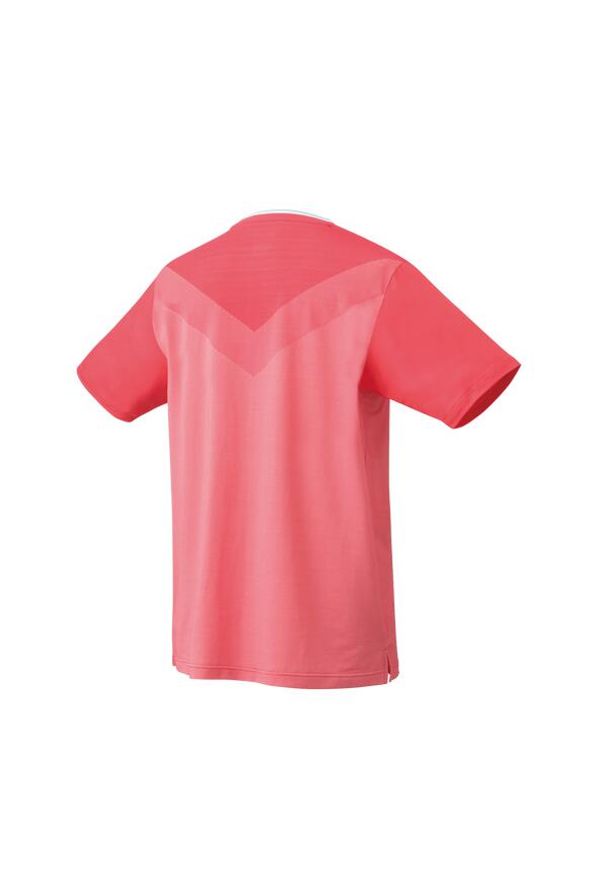 YONEX - Koszulka do teniska z krótkim rękawem męska Yonex CORAL RED AUSTRALIAN OPEN. Kolor: czerwony. Długość rękawa: krótki rękaw. Długość: krótkie