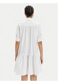 Marella Sukienka koszulowa Ebert 2413221402 Biały Regular Fit. Kolor: biały. Materiał: bawełna. Typ sukienki: koszulowe