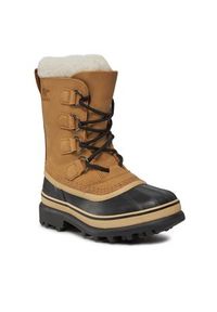 sorel - Sorel Śniegowce Caribou NL1005 Brązowy. Kolor: brązowy. Materiał: nubuk, skóra #2