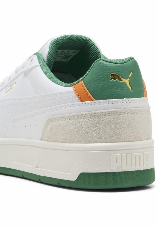 Buty do chodzenia męskie Puma 03 Court Classico. Kolor: biały, wielokolorowy, zielony. Materiał: zamsz, materiał, syntetyk. Szerokość cholewki: normalna. Sport: turystyka piesza