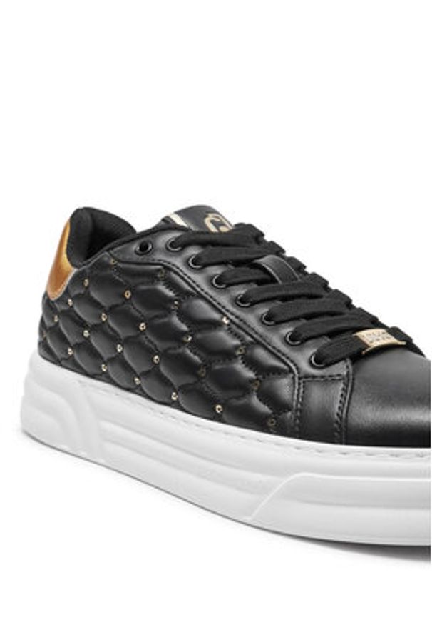 Liu Jo Sneakersy Cleo 12 BF4035 EX262 Czarny. Kolor: czarny. Materiał: skóra