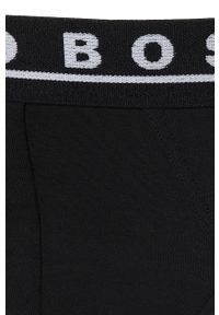BOSS - Boss Slipy (3-pack) 50325402.NOS męskie kolor czarny. Kolor: czarny. Materiał: bawełna #3