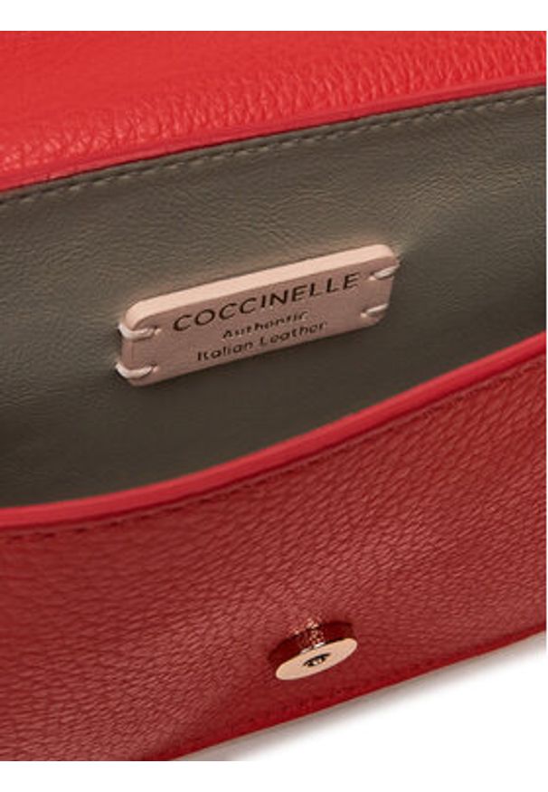 Coccinelle Torebka E5 SSL 27 01 Pomarańczowy. Kolor: pomarańczowy. Materiał: skórzane
