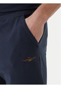 Aeronautica Militare Dres 261TF0108UF00674 Granatowy Regular Fit. Kolor: niebieski. Materiał: bawełna #3