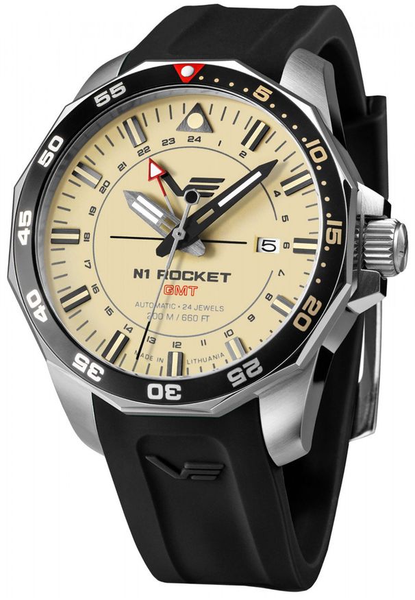 Zegarek męski Vostok Europe NH34-225A713S czarny. Kolor: czarny